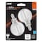 Feit Electric Feit White G16.5 E12 (Candelabra) Filament LED Bulb Soft White 60 Watt Equivalence 2 pk BPG1660927WFIL2 - alternate 1